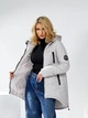 Женская зимняя куртка с капюшоном KHAN 00300 42 Жемчужный ( KH - 00300/2 A ) - изображение 10