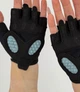 Женские спортивные перчатки SportPro для фитнеса с антискользящими накладками Безпалые Тренировочные S Черно-белые (6601S) - изображение 10