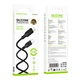 USB Borofone BX113 Silicone Type-C to Lightning PD27W 3m Черный - изображение 2