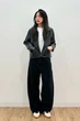 Куртка из экокожи UNIQLO на пуговицах 1159854380 (Черный XXL) - изображение 14