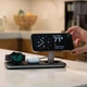 Бездротовий зарядний пристрій Satechi Trio Qi2 для iPhone / Apple Watch / AirPods (Space Gray) - зображення 2