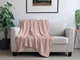 Плед Biltex Flannel розовый Silver Pink Полуторный 150х200 см (4820298414121) - изображение 1