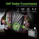Подвійний мікрофон бездротовий для акордеону баяна радіосистема UHF ACEMIC Q2/AT-5 2.4G - зображення 14