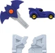 Samochód wyścigowy Fisher-Price DC Batwheels Bam the Batmobile z wyrzutnią i barierami HRJ54 (194735178070) - obraz 4