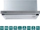 Вытяжка Ventolux GARDA 60 INOX (1000) LED 2S - изображение 2