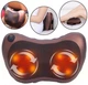 Масажна подушка для шиї, спини та тіла Massage Pillow, 8 роликів, для дому та машини - зображення 4