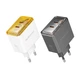 Мережевий зарядний пристрій Borofone BAS33A 2USB-C PD/QC45W Чорний - зображення 2