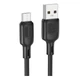 USB Borofone BX113 Silicone Micro 2.4A 3m Черный - изображение 1