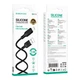 USB Borofone BX113 Silicone Micro 2.4A 3m Черный - изображение 2