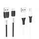 USB Hoco X82 Lightning Чорний - зображення 2