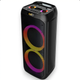 Портативна Bluetooth-колонка SPS ZQS10209 50 Вт з мікрофонами та LED підсвічуванням 6000 mAh Black (10379) - зображення 3