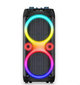 Портативна Bluetooth-колонка SPS ZQS10213 60 Вт з мікрофонами та LED підсвічуванням 6000 mAh Black (10380) - зображення 1