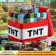 Магнитный Minecraft конструктор, кубики-блоки 50 штук, 6 фигурок, бокс TNT для хранения mncf50 - изображение 6