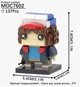 Конструктор MOOXI фигурка персонажа Дастина Хендерсона Stranger Things 137 деталей strgthing1 - изображение 1