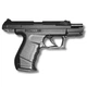 Страйкбольний пістолет AirSoft Gun Walther металевий з пружинним механізмом та пластиковими кульками C23A - зображення 5
