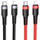 USB Borofone BU35 PD Type-C to Lightning 1,2m Красный - изображение 2