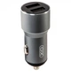Авто Зарядное Устройство XO-CC30 Dual USB Серый - изображение 1