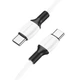 USB Borofone BX84 60W (20V/3A) Type-C to Type-C Белый - зображення 1