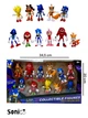 Игровой набор фигурок Супер Соник ToyCloud 11 героев вселенной Sonic 6-9 см Тейлз, Наклз, Эми Роуз 96409 - изображение 4