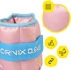 Утяжелители-манжеты для ног и рук Cornix 2 x 0.5 кг Розово-голубые (XR-0396) - изображение 4