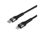 USB Ridea RC-XS51 X-Silicone Type-C to Lightning 30W 2m Черный - зображення 1