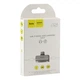Переходник Hoco LS24 Dual Lightning Converter Стальной - изображение 2