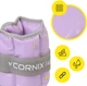 Утяжелители-манжеты для ног и рук Cornix 2 x 1 кг Фиолетово-серые (XR-0398) - изображение 3