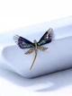 Брошка Mirshine Dragonfly Violet/Gold - изображение 2