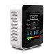 Детектор вуглекислого газу (СО2), формальдегіду (HCHO) і TVOC Модель BC125 з гігрометром і термометром біло- чорний - изображение 1