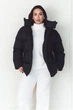 Жіноча зимова куртка з капюшоном Seventeen XXL-3XL Чорний (2000000211329) - зображення 3