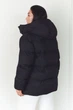 Жіноча зимова куртка з капюшоном Seventeen XXL-3XL Чорний (2000000211329) - зображення 6