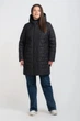 Жіноча куртка демісезонна великого розміру UF-Fashion LR 209 52 чорний - зображення 1