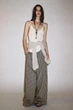 Струмуючі смугасті штани zw collection Zara 4437/247 XXL Синій/Бежевий (04437247044XXL) - изображение 4