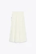 Спідниця міді Zara 5029/122 XL Біла (05029122250XL) - зображення 6