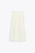 Спідниця міді Zara 5029/122 XL Біла (05029122250XL) - зображення 7