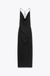 Сукня-комбінація з фурнітурою Zara 3564/129 XL Чорна (03564129800XL) - зображення 9
