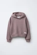 Базове худі з етикеткою Zara 0935/601 122см Рожевий (00935601926122) - изображение 1