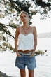 Джинсові шорти з ременем Zara 5862/152 XXS/32 сині (0586215242732) - зображення 2
