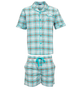 Піжама чоловіча сорочка з коротким рукавом та шорти Cyberjammies Luca 6833/6835 L блакитний - зображення 1