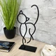 Металлическая статуэтка «Кот» для дома и офиса. (statuetka-kit) - изображение 2