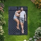 Надувний двомісний матрац каремат Easy Camping 190х120х5см килимок для кемпінгу і туризму (EC-7871) Black - зображення 7
