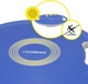 Балансировочная платформа Cornix круглая пластиковая Blue/Grey (XR-0445) - изображение 5