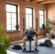 Скамья со стойками для тренировок со штангой Gymtek XL700 складная - изображение 15