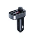 FM - трансмітер XO BCC10 Smart Bluetooth MP3 +5V3.1A Car Charger black - изображение 2