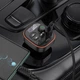 FM - трансмітер Borofone BC59 Heroic (USB-A/USB-C) 5V/3A Black - изображение 6