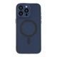 Чохол TPU+PC Magnetic Matte Camera Lens with Magsafe для iPhone 13 Dark Blue - зображення 1