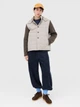 Куртка демисезонная с капюшоном мужская Uniqlo 250895308 L Бежевая с коричневым (1159854459) - изображение 3