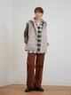 Куртка демисезонная с капюшоном мужская Uniqlo 250895308 L Бежевая с коричневым (1159854459) - изображение 10