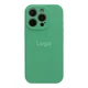 Чохол Silicone Case Full Size with Frame для iPhone 16 Pro Max 47.Spearmint - изображение 1