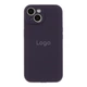 Чохол Silicone Case Full Size with Frame для iPhone 15 82.Elderberry - изображение 1